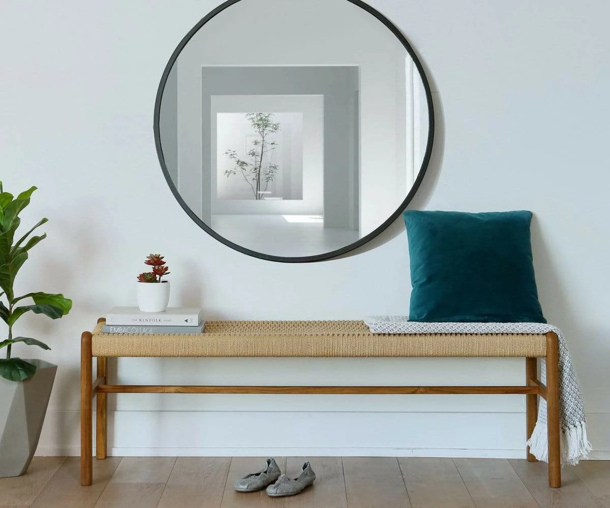S13 Janelle 36" Round Mirror 2 S13 Janelle 36" Round Mirror - Image 2