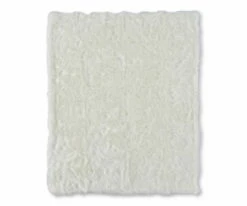 B36 Rorik Faux Fur Throw - White -Home Decor Sales B36 890 F50 WH 004 adf0359b 9663 4f65 9906 cba95498d8e0