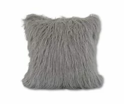 Home Decor Sales 17 B36 Boras 18 x 18 Mongolian Faux Fur Pillow Cover