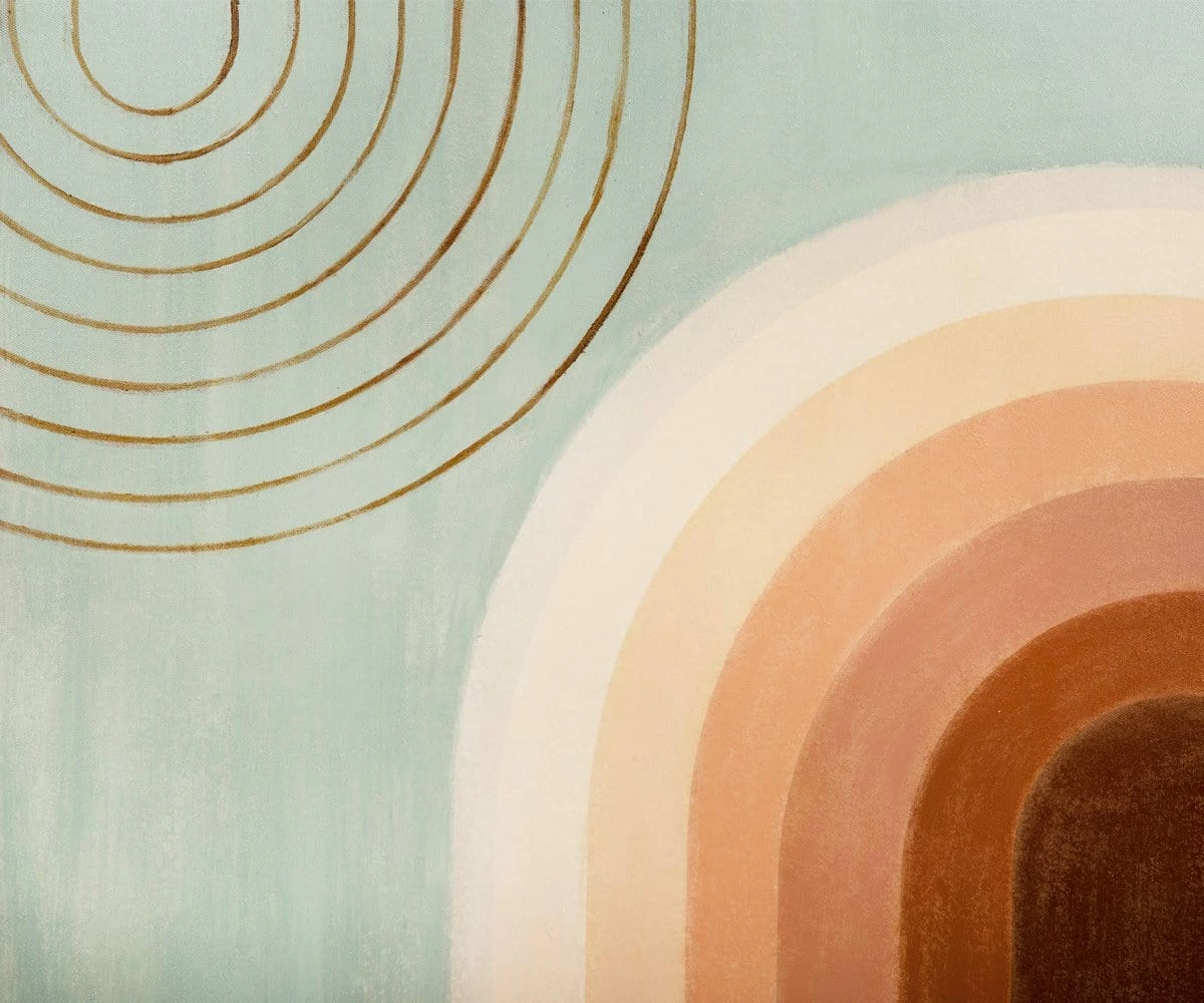 F27 Ombré Arches I Oil Painting 3 F27 Ombré Arches I Oil Painting - Image 3