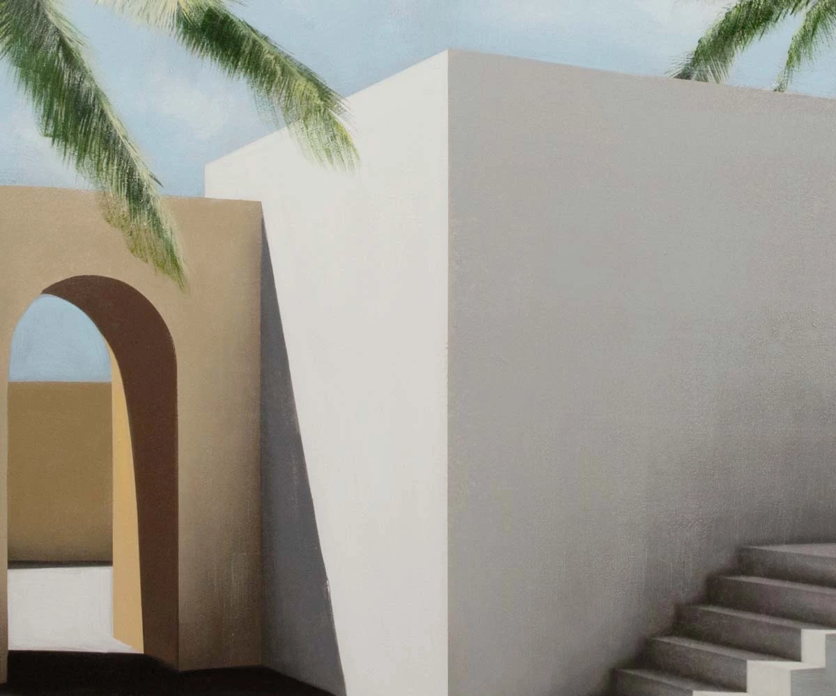 F27 Distant Escape II Oil Painting 3 F27 Distant Escape II Oil Painting - Image 3