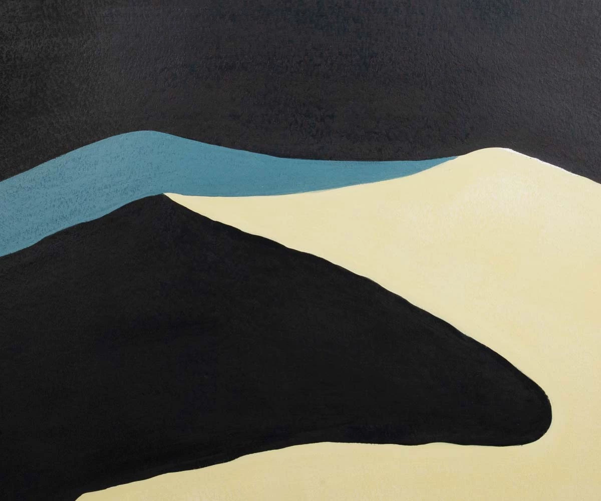 F27 Midnight Mountain Oil Painting 3 F27 Midnight Mountain Oil Painting - Image 3