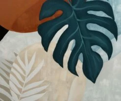 F27 Moonlit Monstera Oil Painting 5 F27 Moonlit Monstera Oil Painting -Home Decor Sales F27 K2 2883N 1C 3a