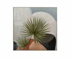 F27 Moonlit Fronds Oil Painting