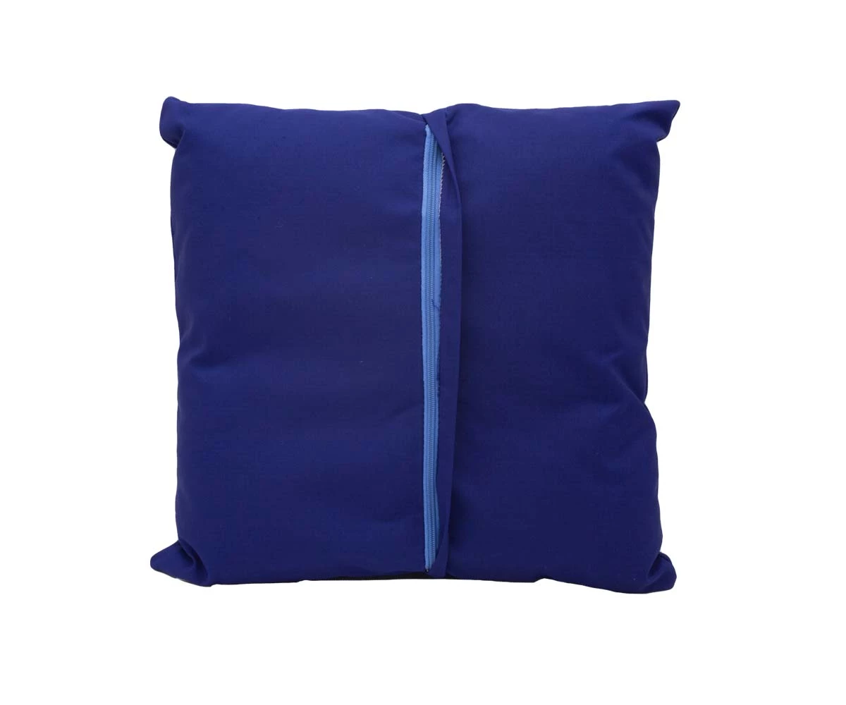 J18 Reef Outdoor 18" Toss Pillow - Blue 3 J18 Reef Outdoor 18" Toss Pillow - Blue - Image 3