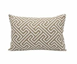 J18 Palma Outdoor 12" Lumbar Toss Pillow - Taupe