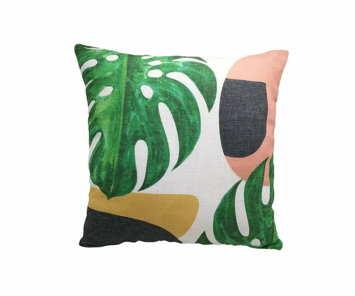 B36 Mod Monstera Pillow Cover 1 B36 Mod Monstera Pillow Cover