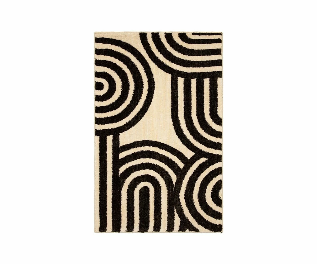 K01 Artisan Mod Rug - Charcoal 2 K01 Artisan Mod Rug - Charcoal - Image 2