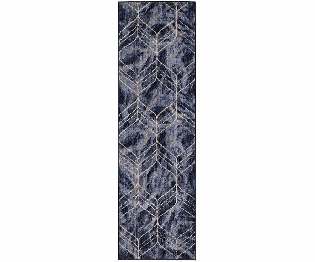 K01 Axiom Ebb Rug Runner - Indigo 1 K01 Axiom Ebb Rug Runner - Indigo