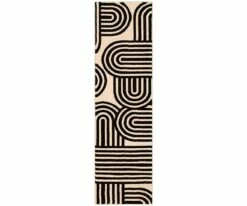 K01 Artisan Mod Rug Runner - Charcoal