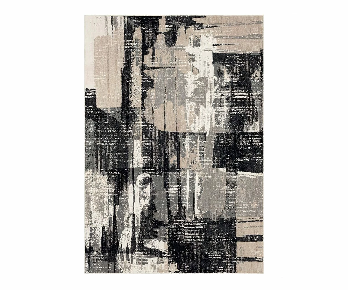 K01 Epiphany Brush Strokes Rug - Soot 1 K01 Epiphany Brush Strokes Rug - Soot