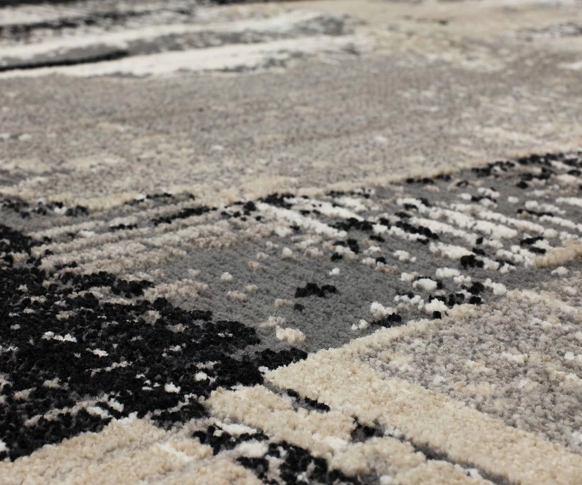 K01 Epiphany Brush Strokes Rug - Soot 4 K01 Epiphany Brush Strokes Rug - Soot - Image 4