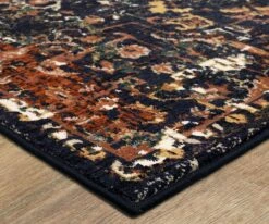K01 Soiree Damascus Rug - Indigo 8 K01 Soiree Damascus Rug - Indigo -Home Decor Sales K01 Damascus Indigo 06