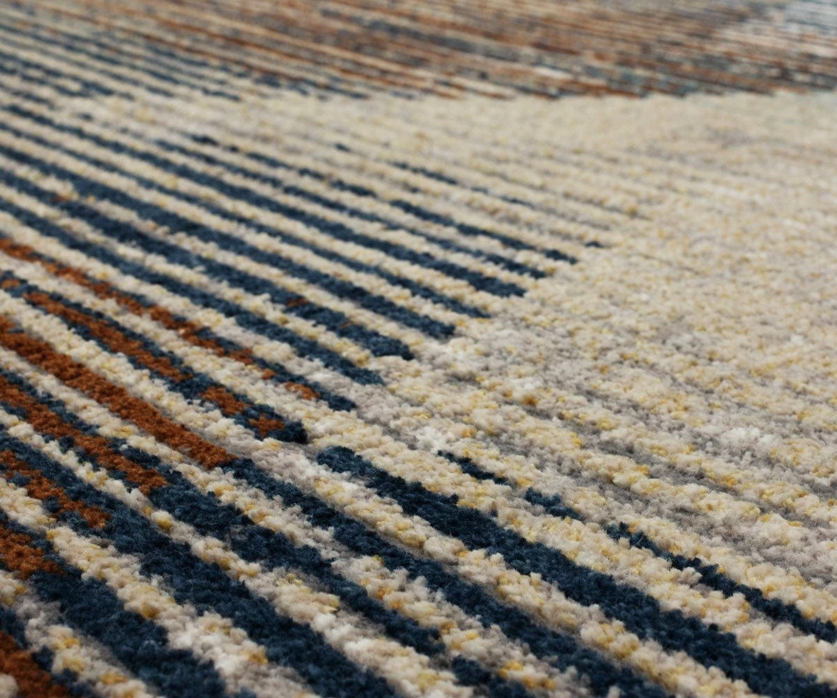 K01 Epiphany Precarious Rug - Stria Frost Grey 4 K01 Epiphany Precarious Rug - Stria Frost Grey - Image 4