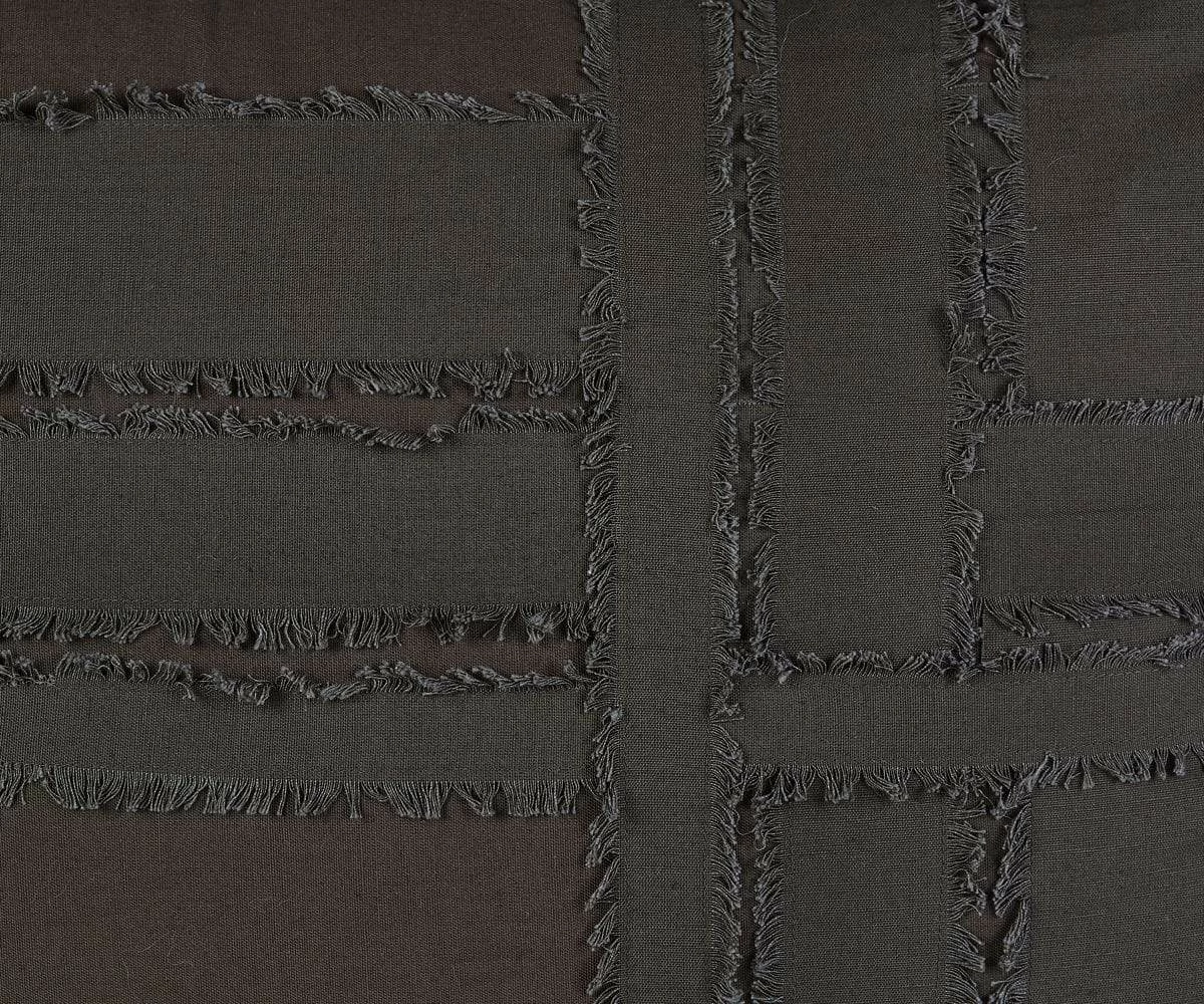 M50 Dauda Duvet Cover + Shams Set - Charcoal 3 M50 Dauda Duvet Cover + Shams Set - Charcoal - Image 3