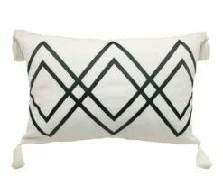 B36 Intersecting Diamonds Pillow Cover
