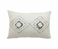 B36 Diamond Print Lumbar Pillow Cover