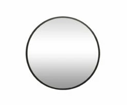 S13 Janelle 36" Round Mirror 8 S13 Janelle 36" Round Mirror -Home Decor Sales S13 JAN 36MIR BK