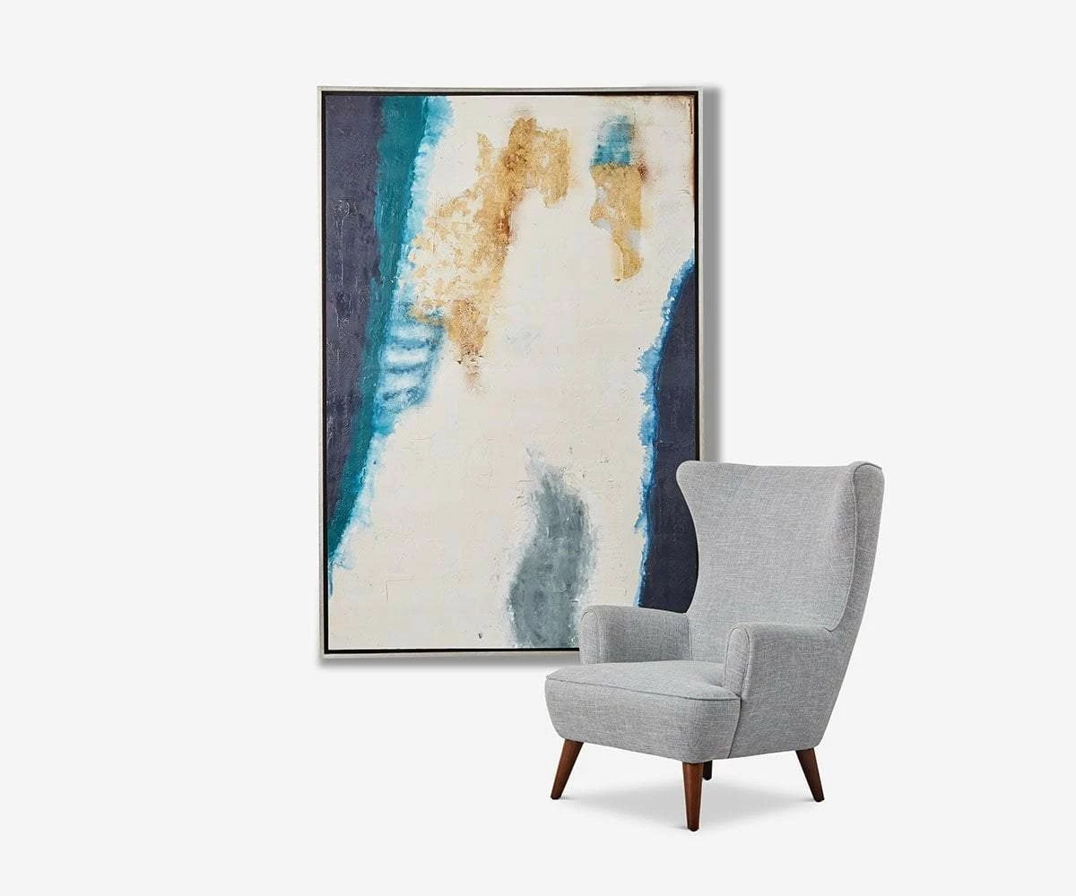 V12 Aqueous Blues Wall Art 2 V12 Aqueous Blues Wall Art - Image 2