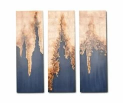 V12 Cascading Copper Wall Art