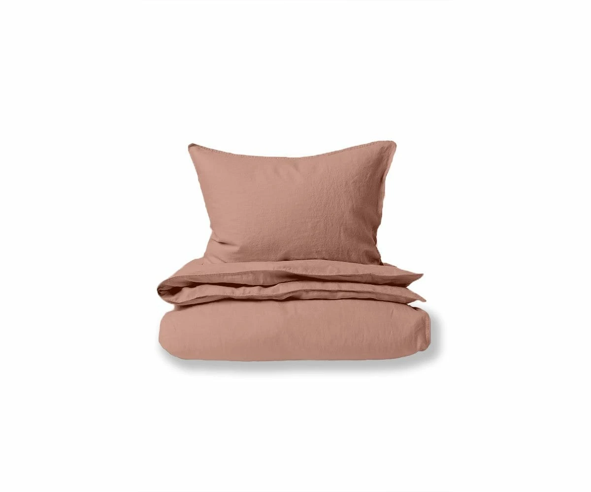 B36 Laila Linen Duvet Cover + Shams Set - Desert Rose 1 B36 Laila Linen Duvet Cover + Shams Set - Desert Rose