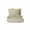 B36 Laila Linen Duvet Cover + Shams Set - Taupe